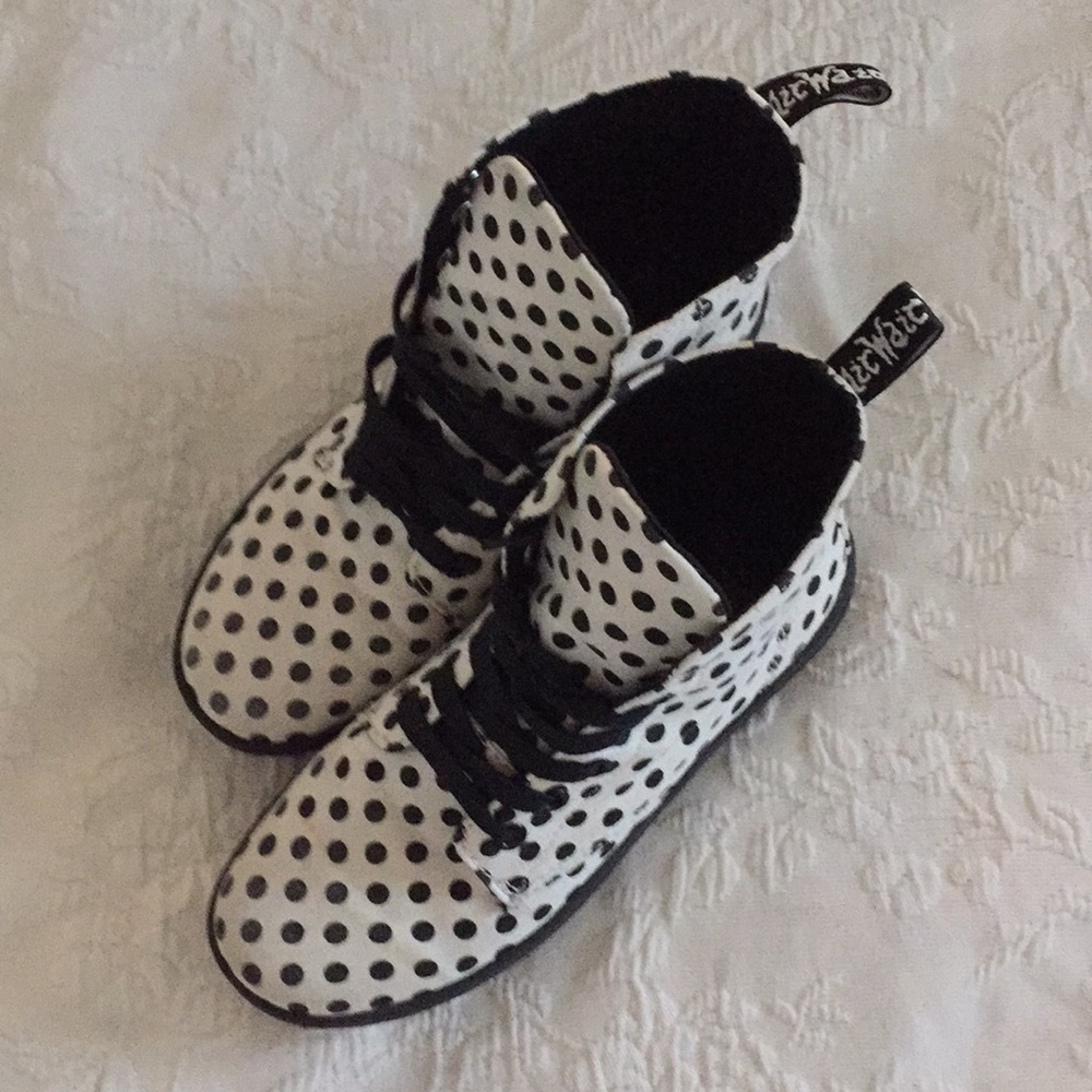 Dr Marten Polka Dot Boots - 5